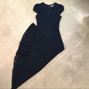H&M Long Black Lace Dress